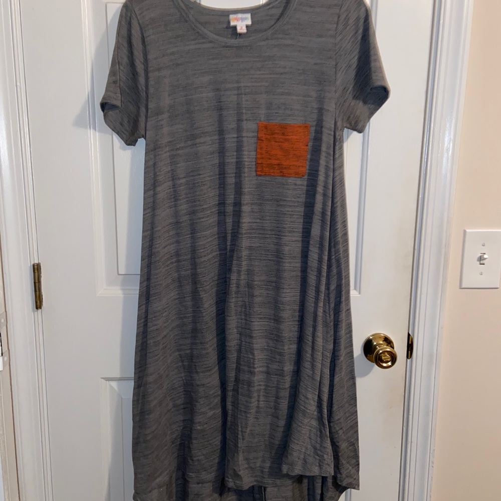 Grey Carly Lularoe dress